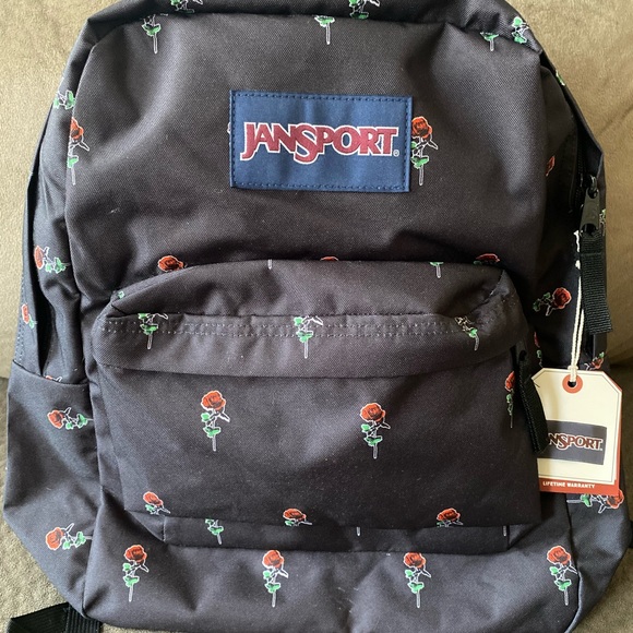 rose icon jansport backpack
